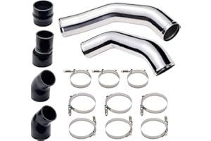 EVIL ENERGY Intercooler Piping Compatible with 2013-2018 Dodge Ram 2500/3500 6.7L Cummins Diesel, Stainless Steel Intercooler