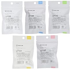 King Jim TEPRA Lite Tape Labeling Tape for TEPRA