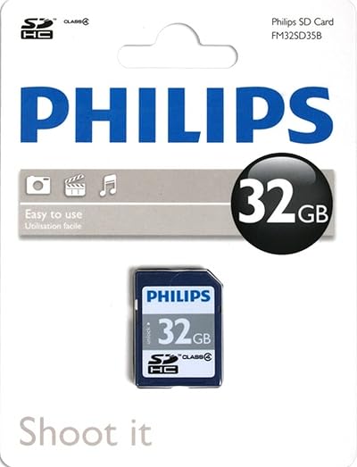 Philips FM32SD35B SDHC 32 GB Class 4 Memory Card