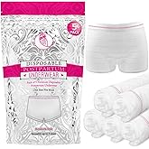 Ninja Mama Disposable Postpartum Underwear (Without Pad) with Storage Pouch. Washable Mesh Panties for Women (5 Count). Labor and Delivery Maternity Surgical and C Section Hospital Bag - One Size