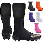 Football Spats Cleat Covers,Youth Boys,Keeps Dirt,Turf Debris Out | mens adult athletic shoe cover,keeps laces tied,hockey,baseball,football accessories drip,pop warner soccer team gifts