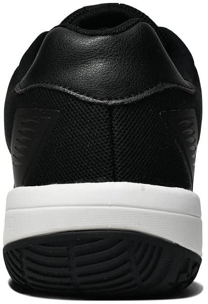 WONDYCIA MEN’S HARD COURT TENNIS SHOES, CARBON FIBER MIDFOOT PLATE FOR STABILITY, ANTI-SLIP TPU OUTSOLE, BREATHABLE MESH UPPER BLACK,8.5