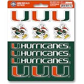 FANMATS NCAA Unisex-Teen Decal Set Mini 12 Pack