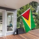 BigTree Guyana Flag 3x5ft 90x150cm Polyester Large Grommets Indoor Outdoor view 7