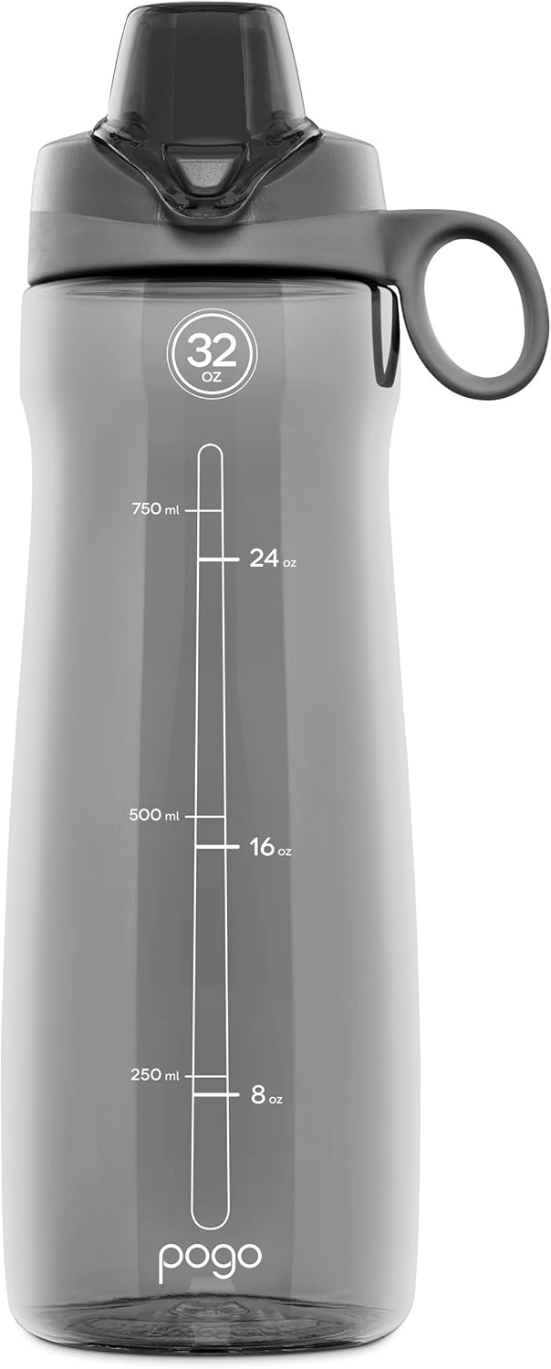 Pogo BPA-Free Plastic Water Bottle with Chug Lid: Sports & Outdoors