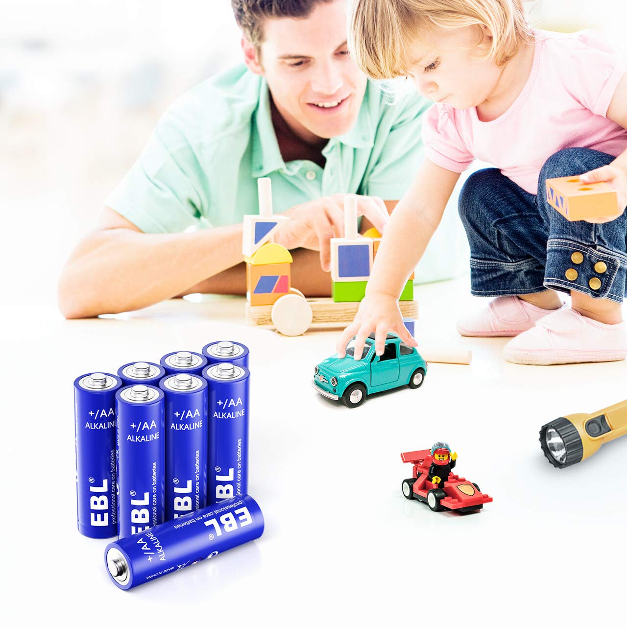 EBL AA Batteries 1.5V AA Alkaline Battery - Double A Homebasic Everyday AA Batteries for Game Controller, Mouse, Remote - Pack of 28