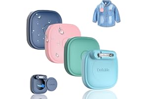 4-Pack Case for Tile Life360 Mate (2024)，with Invisible Pin，Soft Silicone Full Holder for Tile Life360 Mate GPS Tracker，for P