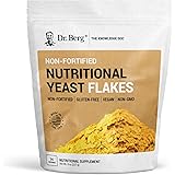 Dr. Berg Premium Nutritional Yeast Flakes - Delicious Non-Fortified Nutritional Yeast with Naturally Occurring B Vitamins - 8