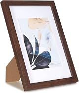 Scholar Tree Walnut A4 Picture Frame Set of 3 with Mount and Easel view 6