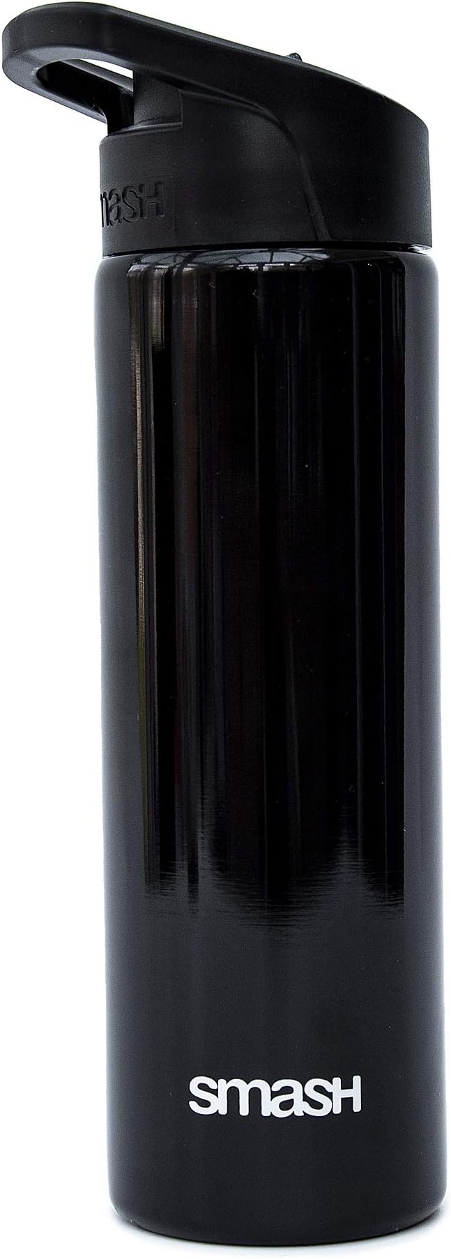 Smash Stainless Steel Drink Bottle 750ml Black with Flip Top Lid