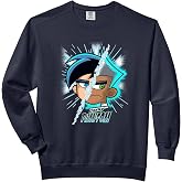 Danny Phantom Split Face Going Ghost Transformation Comfort Colors Adult Sweatshirt