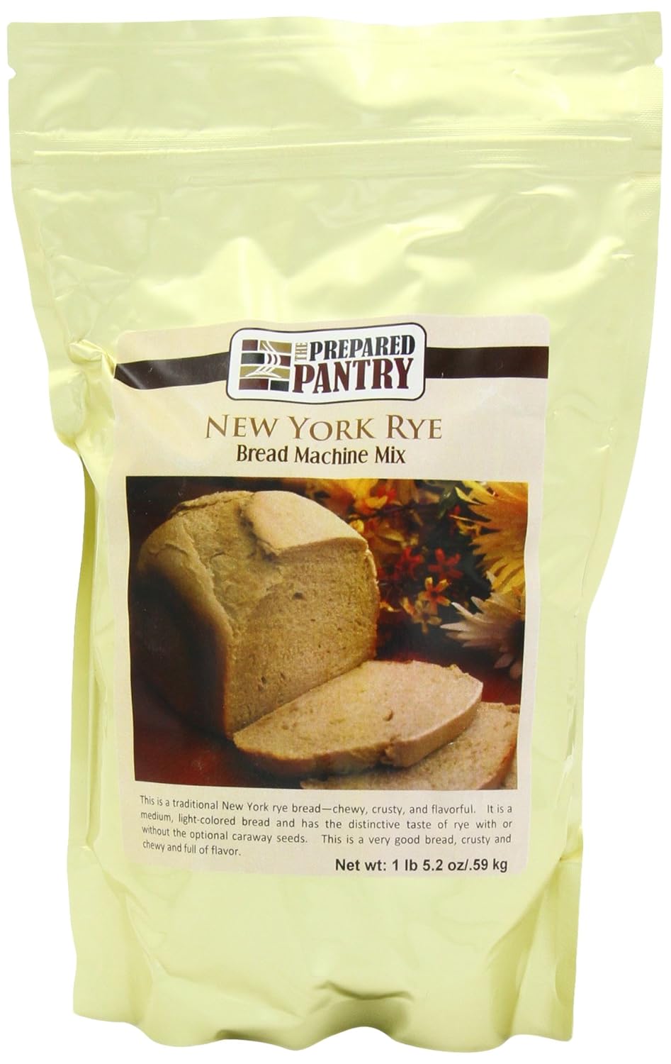The Prepared Pantry Bread Machine Mix, New York Rye Gourmet, 21.5 Ounce