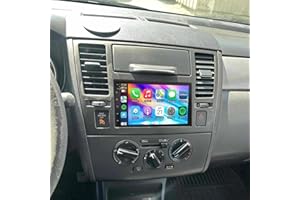 PHEZEN 7 inch Touchscreen Car Stereo for 2007-2011 Nissan Versa, Android 13 Car Radio with Carplay & Android Auto GPS Navigat