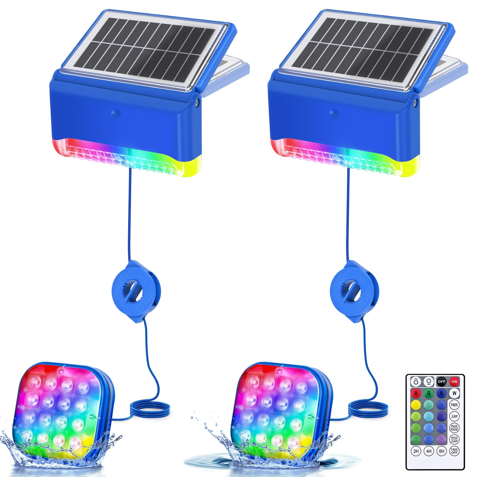 Likiyol 2025 Next-Gen 2-in-1 Solar Pool Lights with Submersible Pool ...