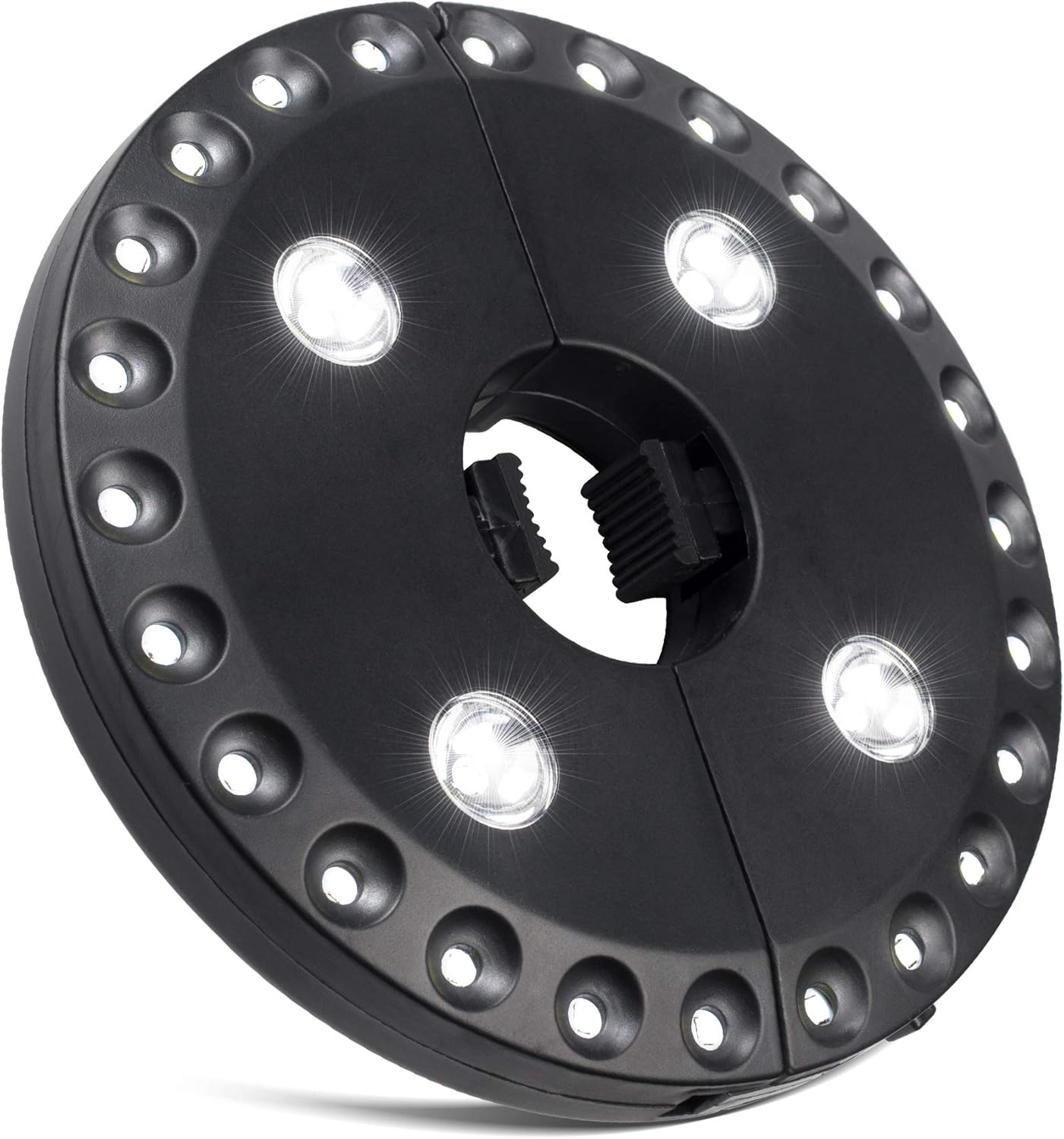 Bn Link Patio Umbrella Light 3 Brightness Modes Cordless 28 Led Lights At 200 Lumens 4 X Aa Battery Operated Umbrella Pole Light For Patio Umbrellas Camping Tents Or Outdoor Use Black Amazon Com