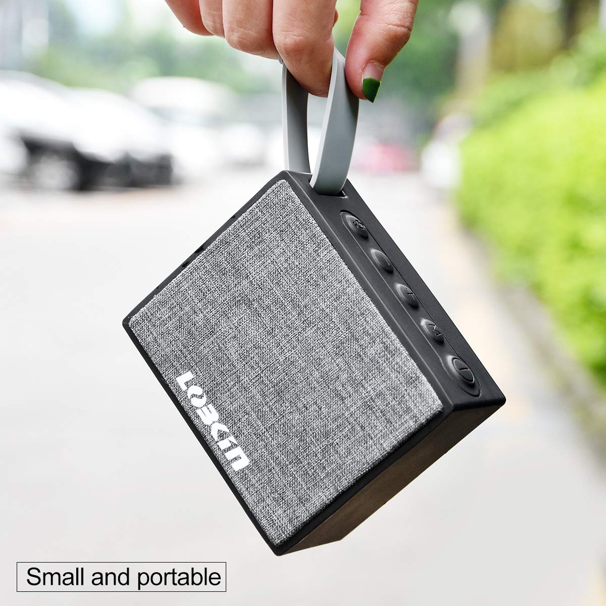 Bluetooth Speakers, Lobkin X9S Ultra Portable Wireless Bluetooth Speaker, Wireless Smart Speaker with Amazon Alexa (BLACK)