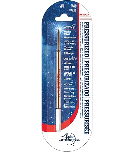 Fisher Space Pen Refill - Bold Blue Ink, Pressurized, Fits Many Pens