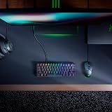 Razer Huntsman Mini 60 Percent UK, Red Optical Linear Switches, Doubleshot PBT view 9