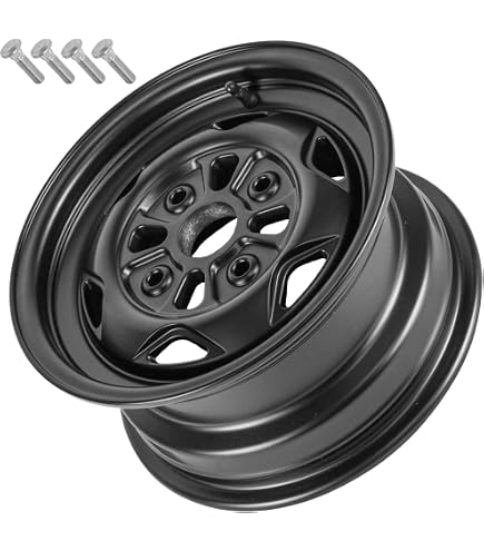 Amazon.com: 4/137 ITP Hurricane Wheel 12x7 5.0 + 2.0 Matte Black
