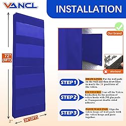 VANCL 2x6 Gym Wall Padding 4" Thick Basketball Wall