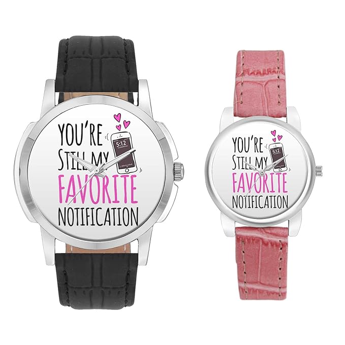 Gifts for Couple, Multicolor Dial Wrist Watch for Men and Women