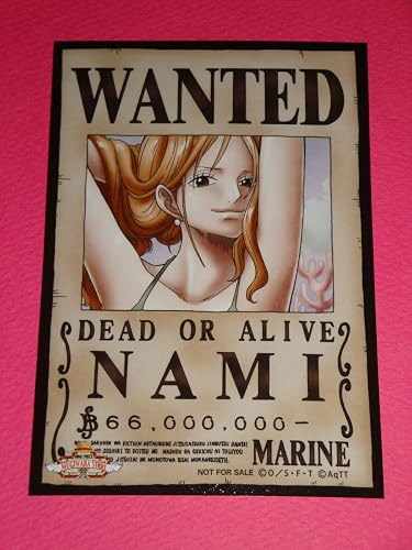 Amazon ワンピース 麦わらストア限定 新手配書 ナミ アニメ 萌えグッズ 通販