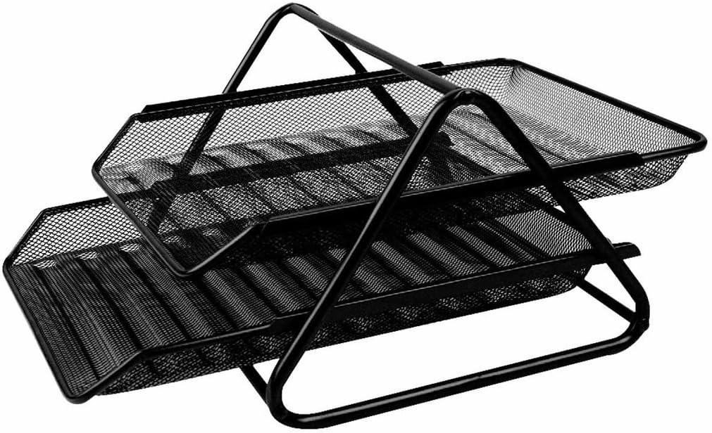 Kincart 2 Tier Document, File, Paper, Letter, Office, Desktop Tray/Organizer