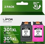 LIFOR 301XL Black Colour Ink Cartridges Combo Pack HP 301XL Remanufacturered view 1