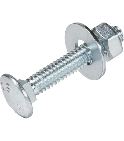 Amazon.com: Hillman Carriage Bolt Zinc-Plated Self-Locking Washer