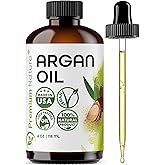 Premium Nature Argan Oil for Hair Virgin 100% Pure Cold Pressed Argon Oil Hair Serum For Hair Stimulate Growth for Dry and Da