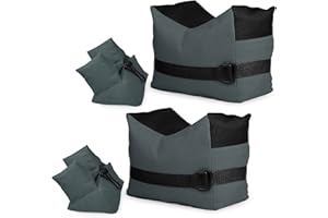 Feyachi Outdoor Shooting Rest Bags Target Sports Shooting Bench Rest Front & Rear Support SandBag Stand Holders for Gun Rifle