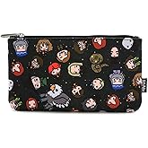Loungefly Harry Potter Character All Over Print Cosmetic Pouch Bag