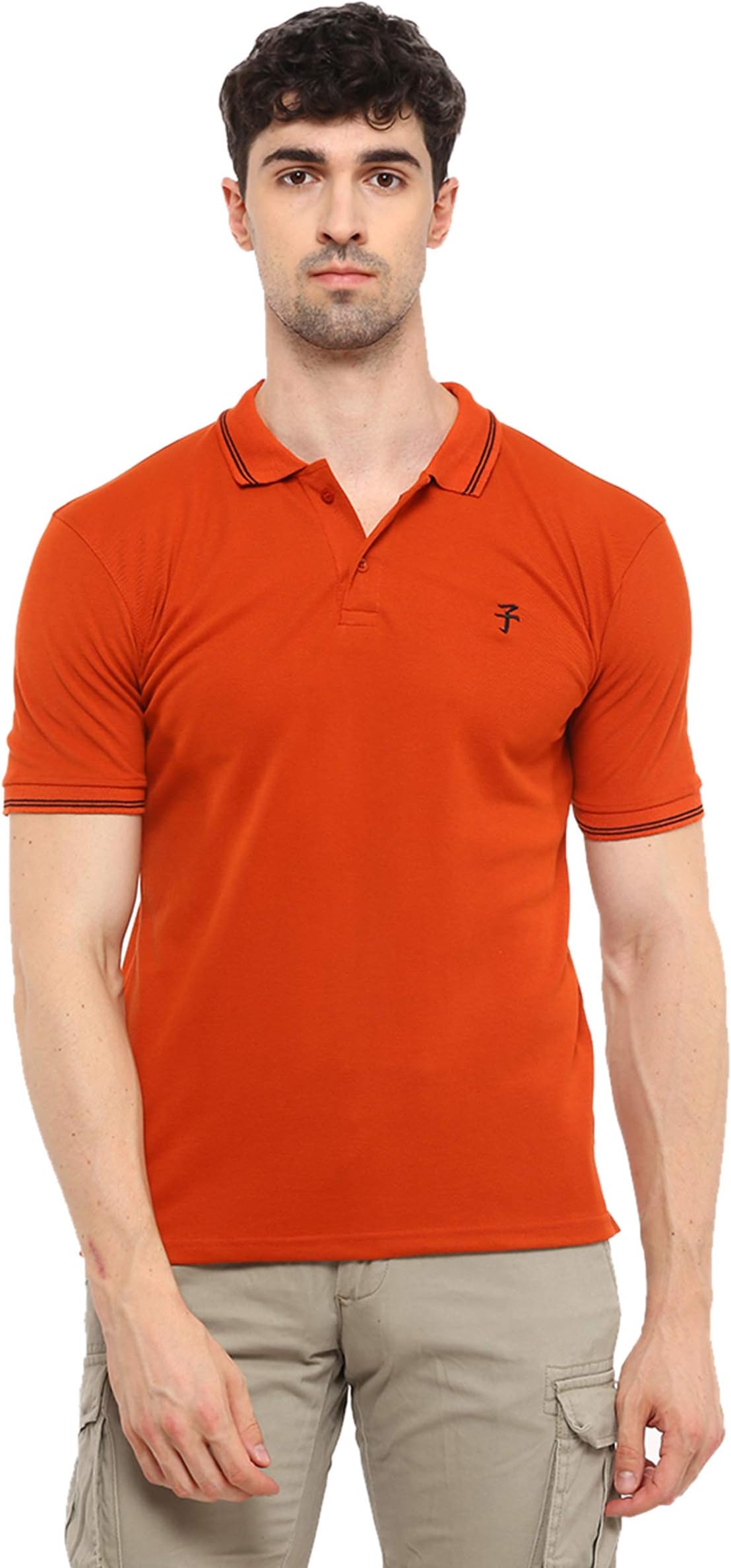 LEVIZO Men's Regular Fit Polos