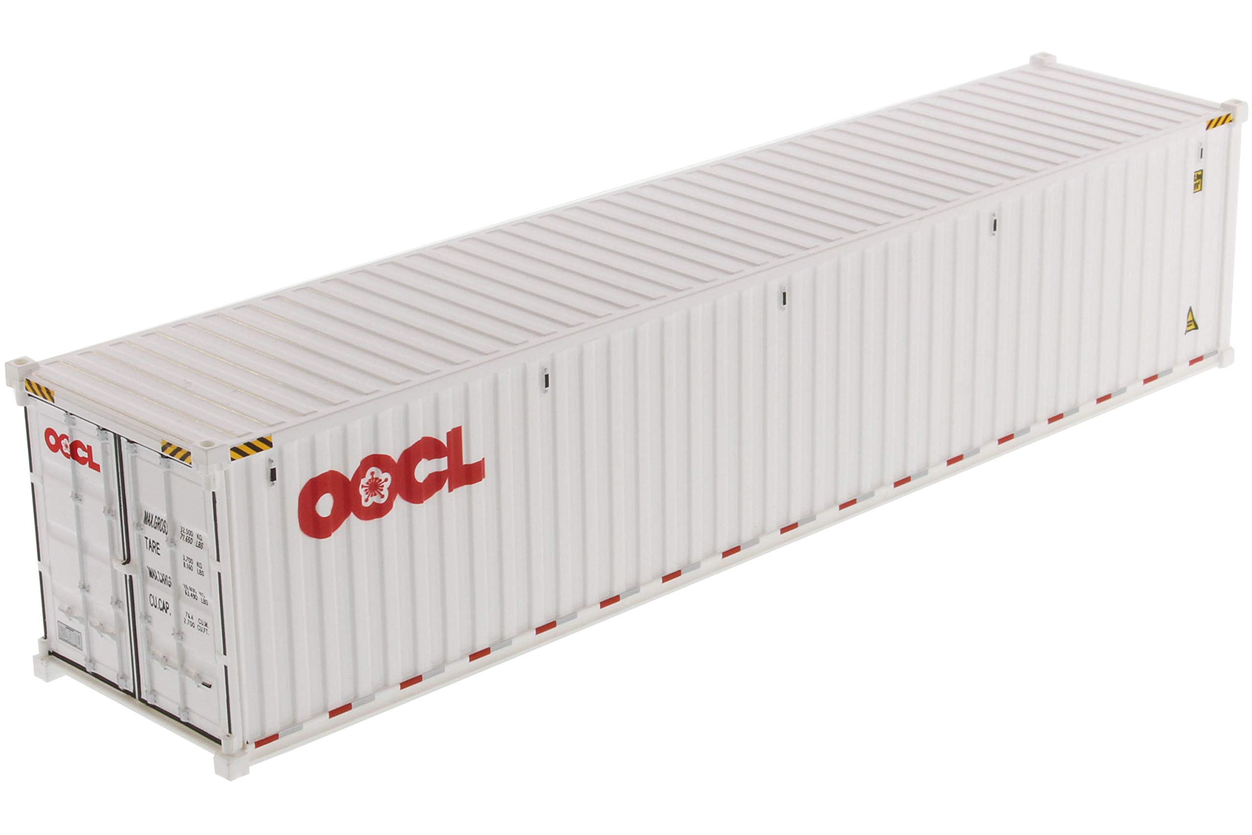 Photo 1 of 40' Dry Goods Sea Container OOCL White Transport Series 1/50 Model by Diecast Masters 91027 B