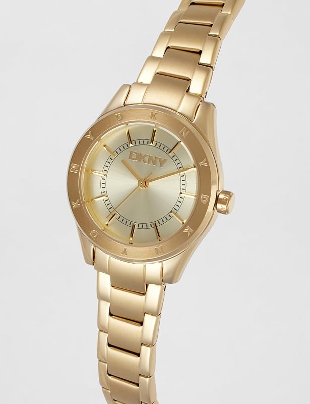 Reloj de Cuarzo Chambers Sport de Cuarzo 5 ATM, Dorado, Talla única, Moderno