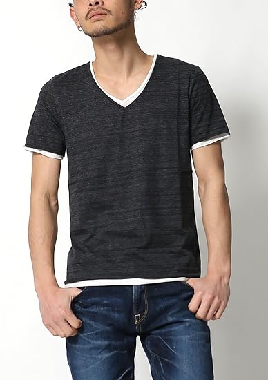 ロッキーモンロー Rocky Monroe Tシャツ メンズ ロンt 半袖 長袖 レイヤード 重ね着風 Vネック Tシャツ カットソー 通販 Amazon ロッキーモンロー Rocky Monroe Tシャツ メンズ ロンt 半袖 長袖 レイヤード 重ね着風 Vネック Tシャツ カットソー 通販 Amazon