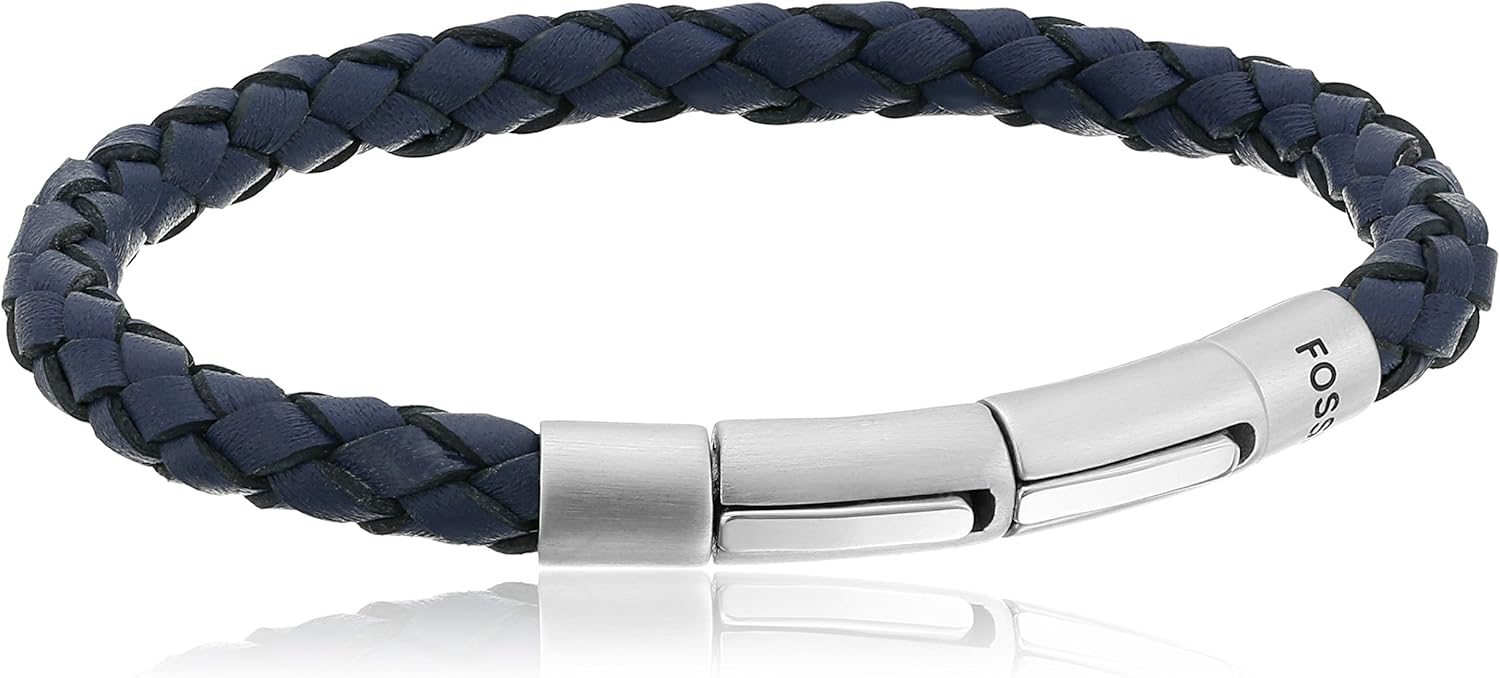 Fossil Men's Braided Bracelet Jewelry