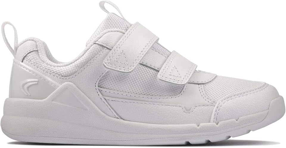clarks kids white