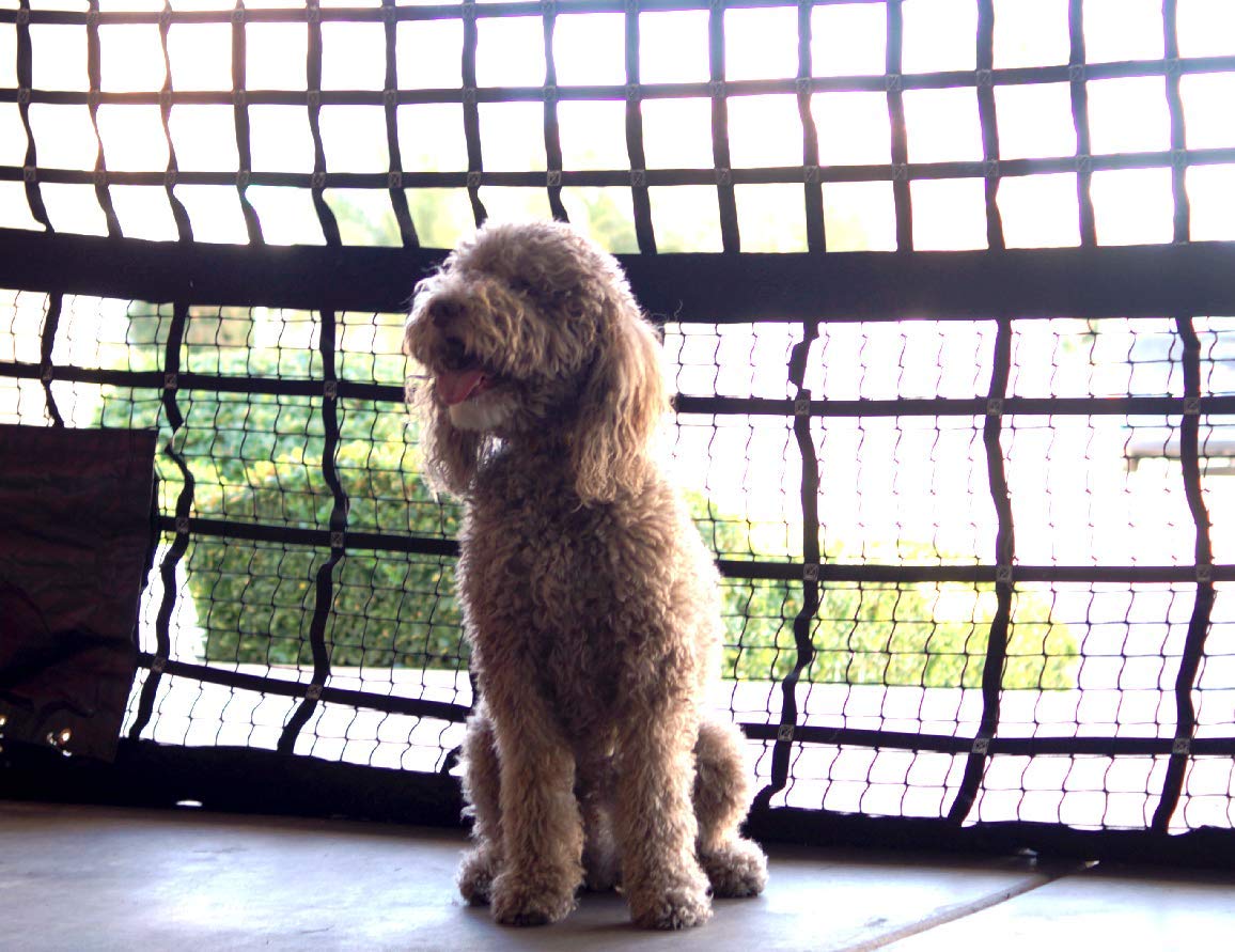 pet supplies k9 garage door kennel net black large small dog kennel with access door crates kennels