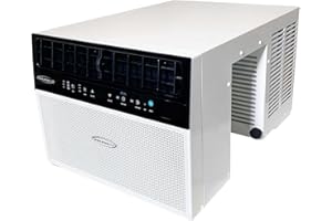 Soleus Air 6,000 BTU Over-the-Sill Air Conditioner: WiFi Enabled, Quiet Operation, Window View Friendly (Up to 11" Sill Width)