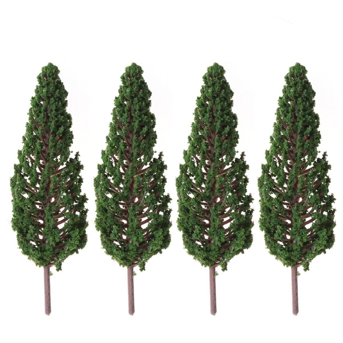 LIOOBO Diorama Supplies 10pcs Model Trees Train Trees Railroad Scenery Diorama Architecture 11cm Home Decor