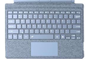 mobee Type Cover for Microsoft Surface Pro 7+/7/6/5/4/3, 12.3 inch, Ultra-Slim Tablet Keyboard with Multi-Touchpad, Type-C Fa