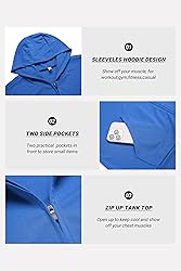 COOFANDY Sleeveless Hooded Workout Shirts Men Gym
