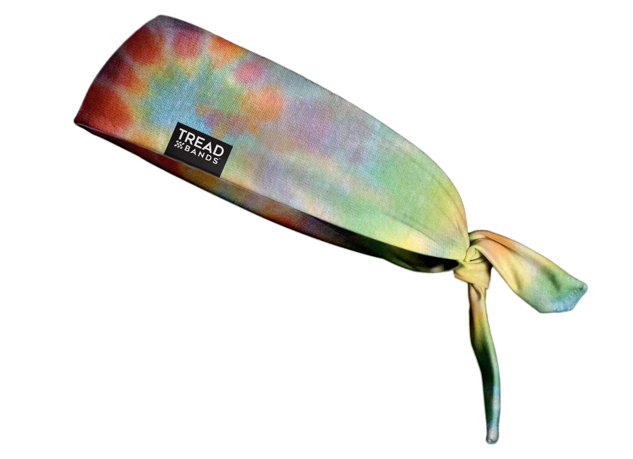 TREAD BANDS TreadBands All Terrain Tieback Non Slip Headband - Designs (Tie Dye Pastel)