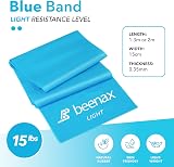 Beenax Resistance Band Light 0.35mm 15lbs for Workout Pilates Yoga view 6