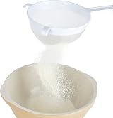 KitchenCraft Plastic Sieve 18cm Large with Heat Resistant Nylon Mesh White view 3