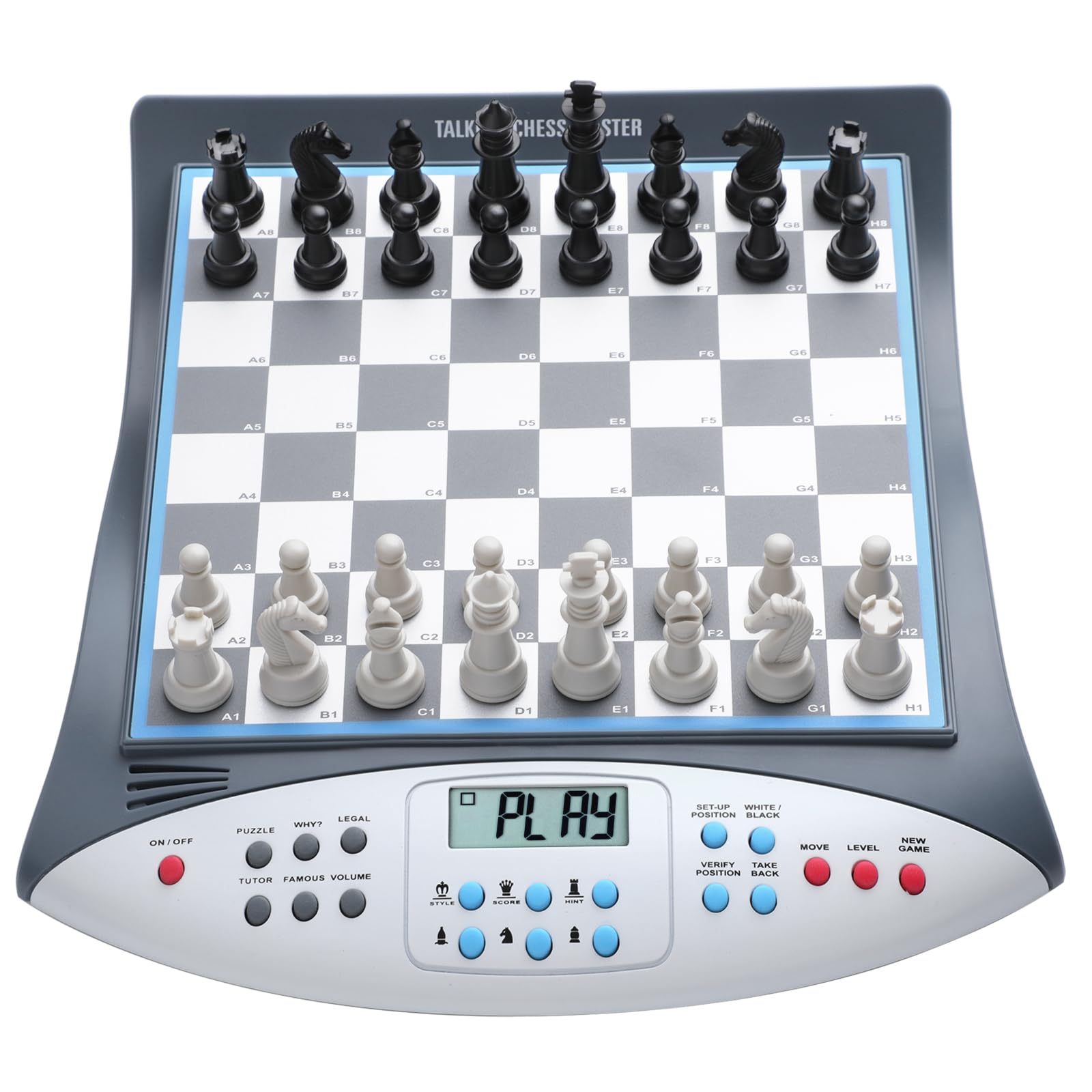 Photo 1 of LEVEROAM Electronic Chess Set with Voice Teaching System, Magnetic Computer Chess Game, Great Partner for Beginners & Improving Players, Electronic Chess Board Grows Your Chess Skills