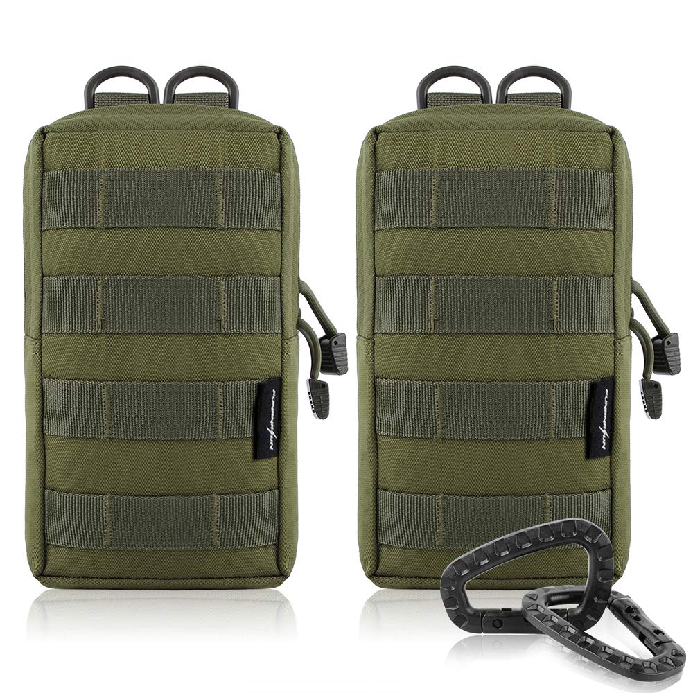 2Pack Molle Pouches Tactical Compact WaterResistant EDC Pouch