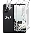[3+3 Pack] Galaxy A03s Screen Protector + Camera Lens Protector, HD Tempered Glass Film, 9H Hardness, Scratch Resistant, Easy Installation, Bubble Free, Screen Protector for Samsung Galaxy A03s