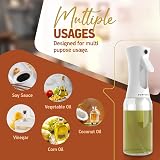 PORTENTUM 300ml Oil Spray Bottle Fine Mist Dispenser BPA Free Kitchen view 6